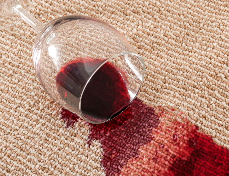 How to get Red Wine out of Carpets